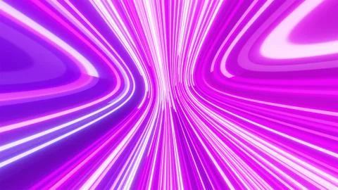 Stream neon lines Stock Illustration