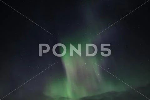 Stream of northern lights Stock Photos