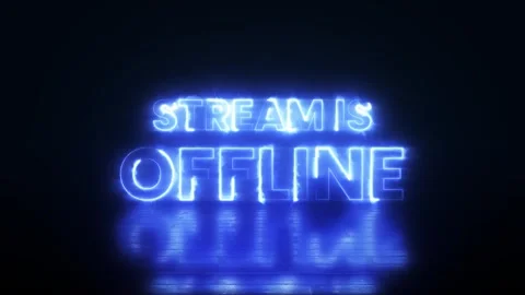 Stream Offline Glowing Neon Text Animation Stock Footage 314699958