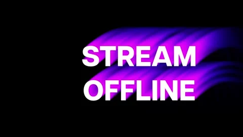 Stream offline text animation with purple color Stock Footage 305193862