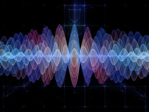 Stream of Oscillation Stock Illustration