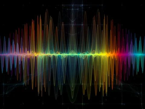 Stream of Oscillation Stock Illustration