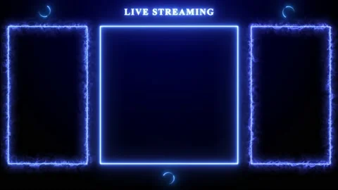 Stream overlay animation Vídeos de archivo 182872094