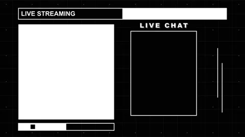 Stream Overlay animation for live streaming video Vídeos de archivo 182871546