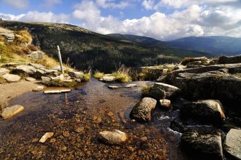 The stream Pancava Stock Photos