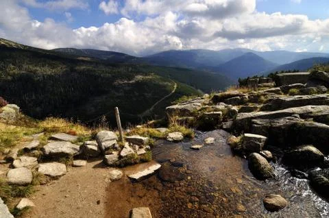 The stream Pancava Stock Photos