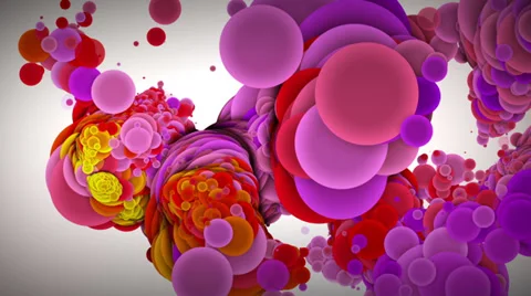 Stream particles. Abstract background with motion particles Stock Footage 33868944