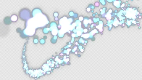 A stream of particles flying like shooting stars (with Alpha Channel) Stock Footage 332921144