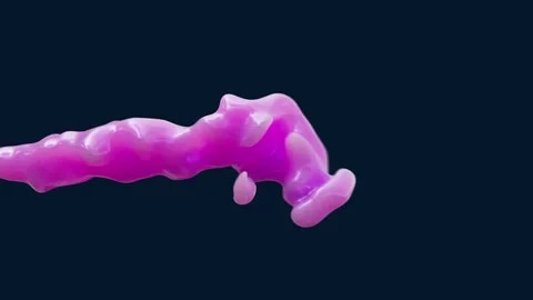 A stream of pink gel Stock Footage 306677457