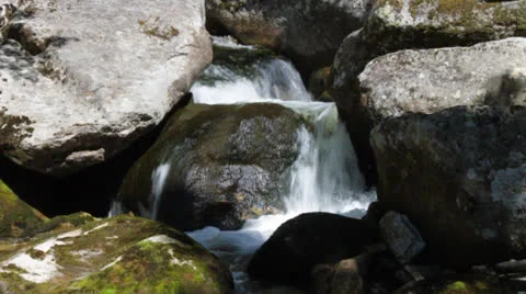 Stream of pure fresh water Stock Footage 25385528