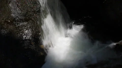 Stream of pure fresh water Stock Footage 25386421