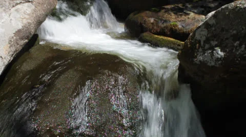 Stream of pure fresh water Stock Footage 25868486