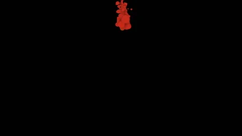 A stream of red glowing particles.Atmospheric particle billow dust elements. Stock Footage 98979656
