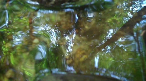 Stream reflection texture Stock Footage 607028