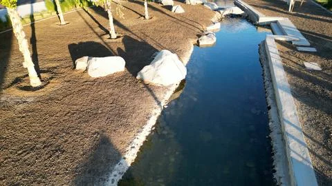 Stream On Right Stock Photos