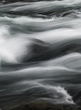 Stream River In The Nature Stockfoto's