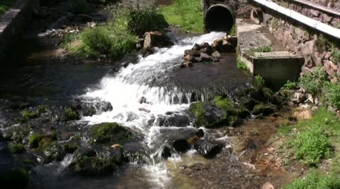 Stream with Rocks Stock Footage 12748708