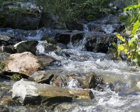 Stream on the rocks Foto stock