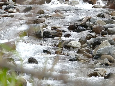 Stream running through the Taroko National Park Video stock 69800522