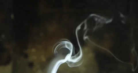 Stream of smoke rising , flowing with background for abstract concept. Stock Footage 305476610