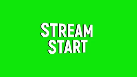 Stream start 3d text animation with horizontally word rotating effect. stre.. Video stock 313794288