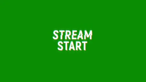 Stream start pixel text animation with glitch effect on black background Stock Footage 313451756