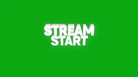 Stream start text animation with vertically word rotating effect. streaming.. Stock Footage 313527867