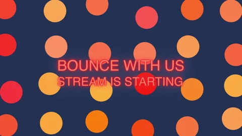 Stream Is Starting Bounce Seamless Loop 스톡 동영상 257411209