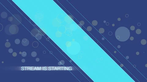 Stream Is Starting Seamless Loop Background 스톡 동영상 257412041