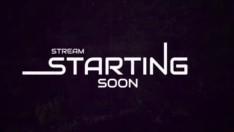 Stream Starting Soon Animation, Cinematic Stream Overlay Video stock 314754638