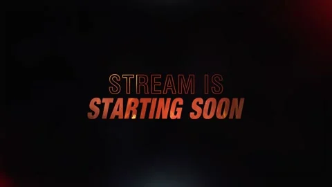 Stream Is Starting Soon Fire element | Stock Video | Pond5