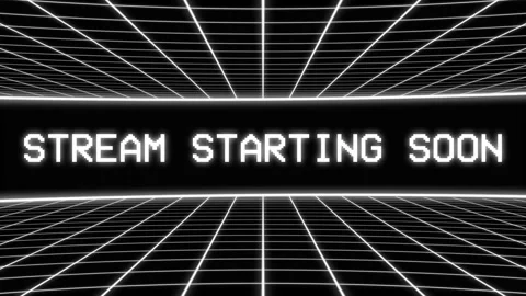 Stream Starting Soon - Grid Tunnel Loop Stock Footage 263775555