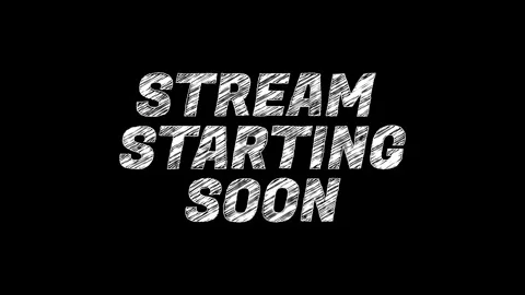 Stream Starting Soon Hand Drawn Sketch Text Animation Stock Footage 316306237