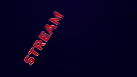 Stream starting soon neon text animation suitable for video live streaming Stock Footage 264625168