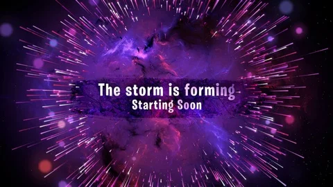 Stream Starting Soon - Seamlessly loopable high quality stream asset Stock Footage 100040730