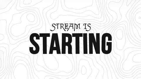 Stream is Starting, Stream Overlay Minimalist Loop for Live Streaming Vídeo Stock 310949310