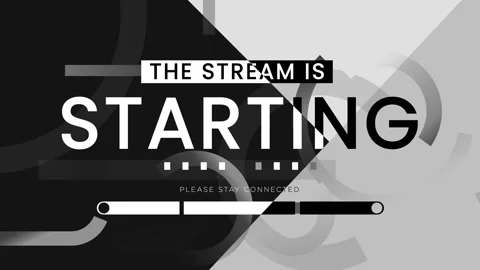 The Stream is Starting. Streaming Panel.... | Stock Video | Pond5