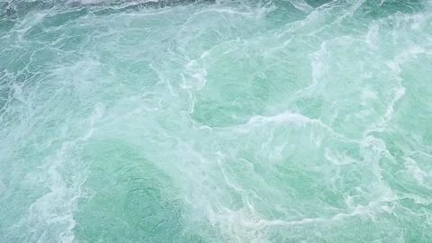 Stream swift bubbling in mountain river, close-up Stock-Footage 246851107