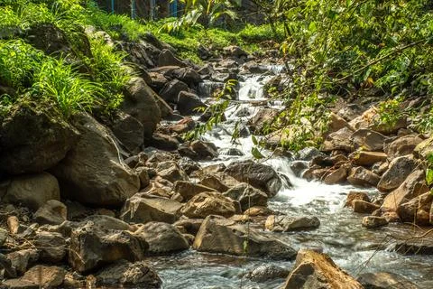 Stream of Tahmini Ghat Stock Photos