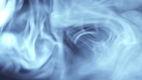 The stream of thick fume. Slow motion capture Stock Footage 69754838