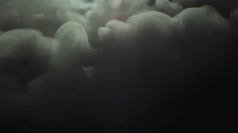 The stream of thick smoke on the background of dark surface. Slow motion capture Stock Footage 67269724