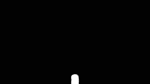 A stream of transparent water rises against a black background, rotates, turns Stock Footage 125117645