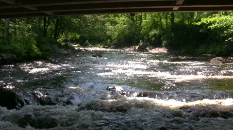 Stream upstate little falls Video stock 459110