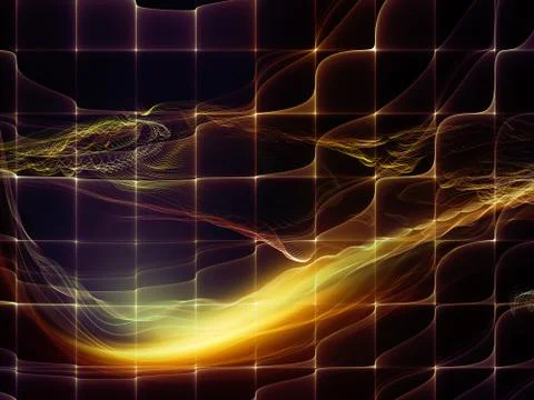 Stream of Virtual World Stockillustratie
