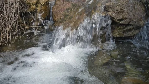 Stream water 4K video Stock Footage 241362136