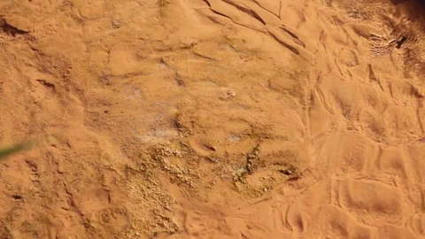 Stream of water in Ain chouatar Stock Footage 125420287