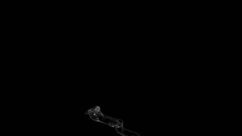 The stream of water, the circular motion, 3D, realistic picture. Vídeo Stock 137451161