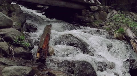 Stream Water in Colorado Stock Footage 41666927