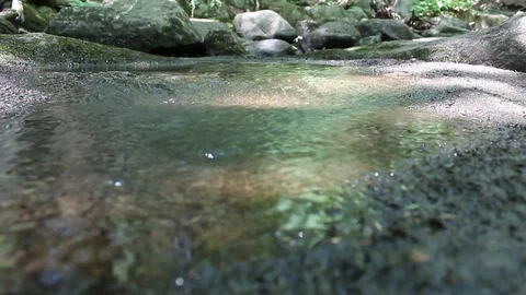 Stream of water Video stock 114645822
