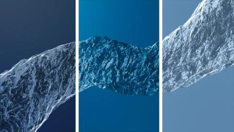 Stream of water Stock Illustration